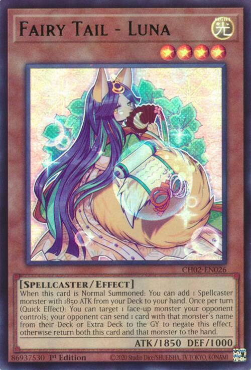 Fairy Tail - Luna [CH02-EN026] Ultra Rare Yu-Gi-Oh!