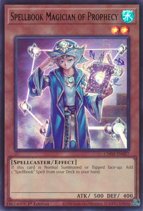 Spellbook Magician of Prophecy [CH02-EN027] Ultra Rare Yu-Gi-Oh!
