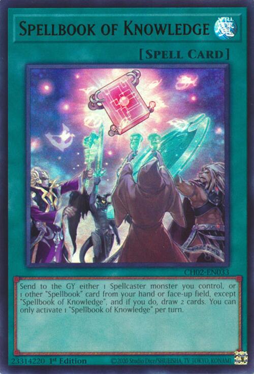 Spellbook of Knowledge [CH02-EN033] Ultra Rare Yu-Gi-Oh!