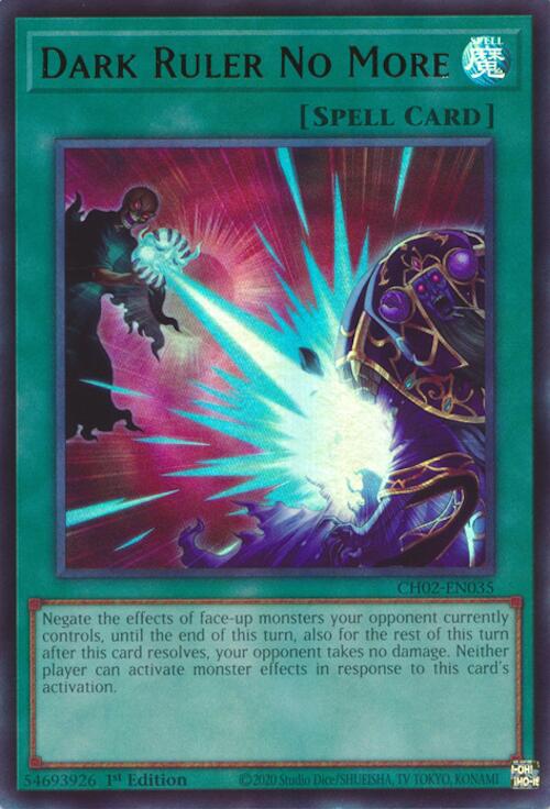 Dark Ruler No More [CH02-EN035] Ultra Rare Yu-Gi-Oh!