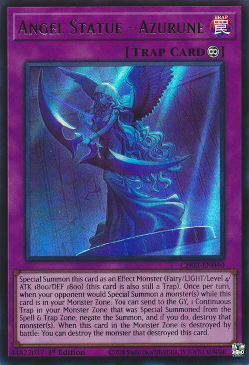 Angel Statue - Azurune [CH02-EN040] Ultra Rare Yu-Gi-Oh!