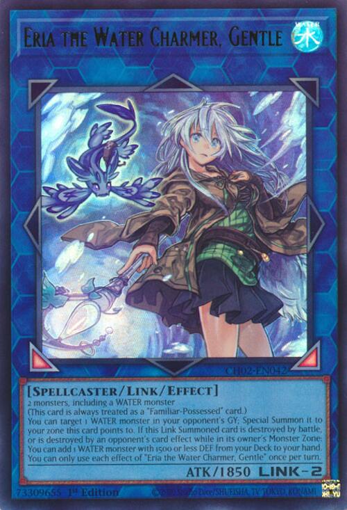 Eria the Water Charmer, Gentle [CH02-EN042] Ultra Rare Yu-Gi-Oh!
