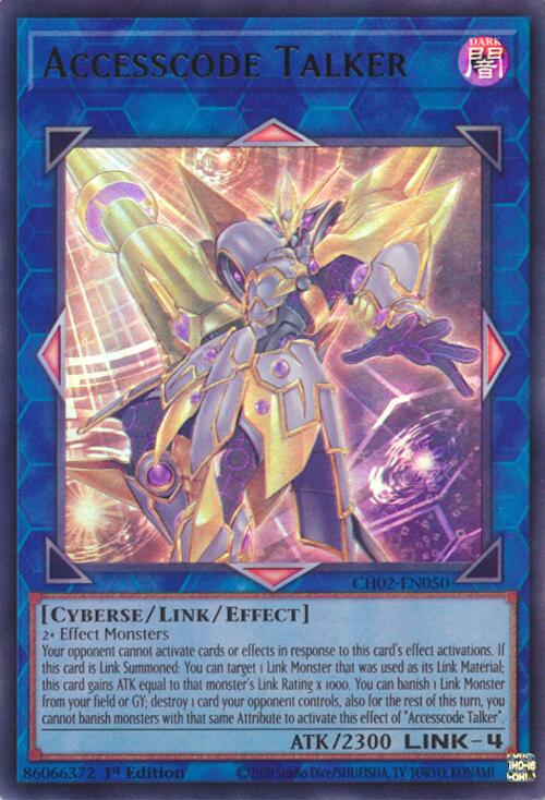 Accesscode Talker [CH02-EN050] Ultra Rare Yu-Gi-Oh!