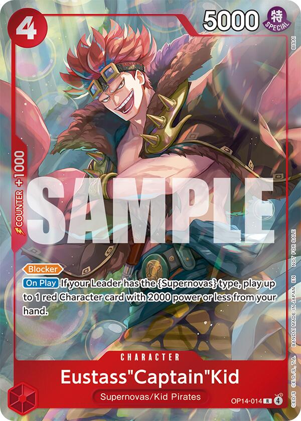 Eustass"Captain"Kid (OP14-014) (Dash Pack) [The Azure Sea's Seven] Bandai