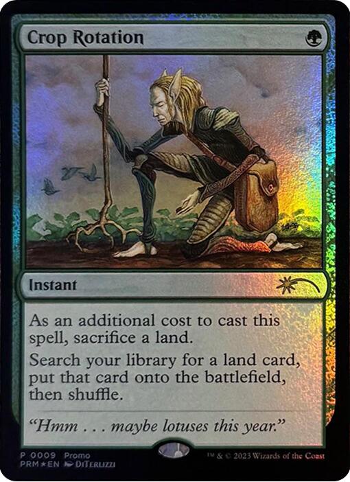 Crop Rotation (Graphic Novel Insert) [Media Promos] Magic: The Gathering