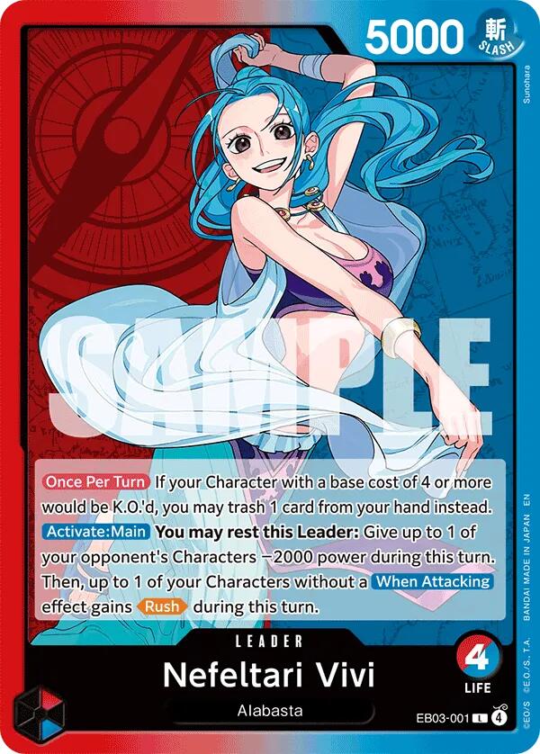 Nefeltari Vivi - 001 [Extra Booster: One Piece Heroines Edition] Bandai