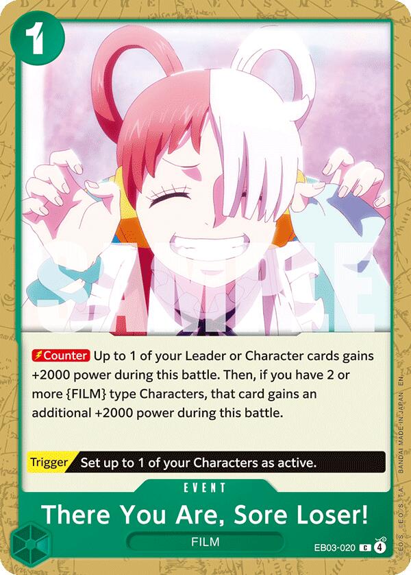 There You Are, Sore Loser! [Extra Booster: One Piece Heroines Edition] Bandai