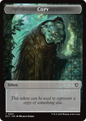Copy // Scarecrow Double-Sided Token [Lorwyn Eclipsed Tokens] Magic: The Gathering