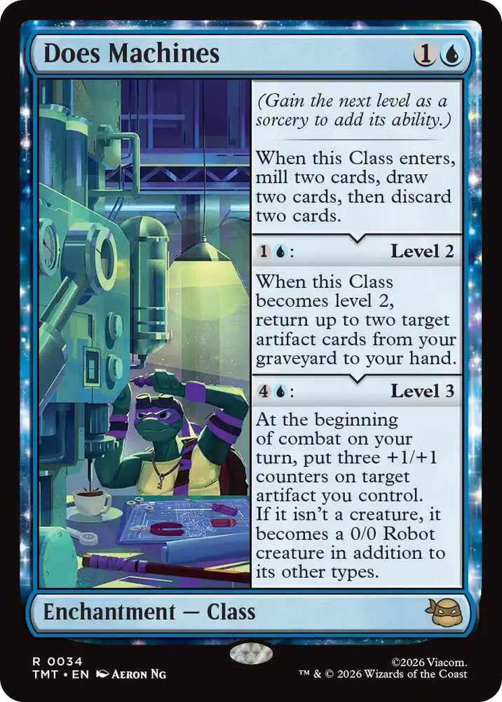 Does Machines [Teenage Mutant Ninja Turtles] Magic: The Gathering
