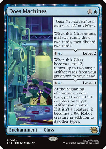 Does Machines [Teenage Mutant Ninja Turtles] Magic: The Gathering
