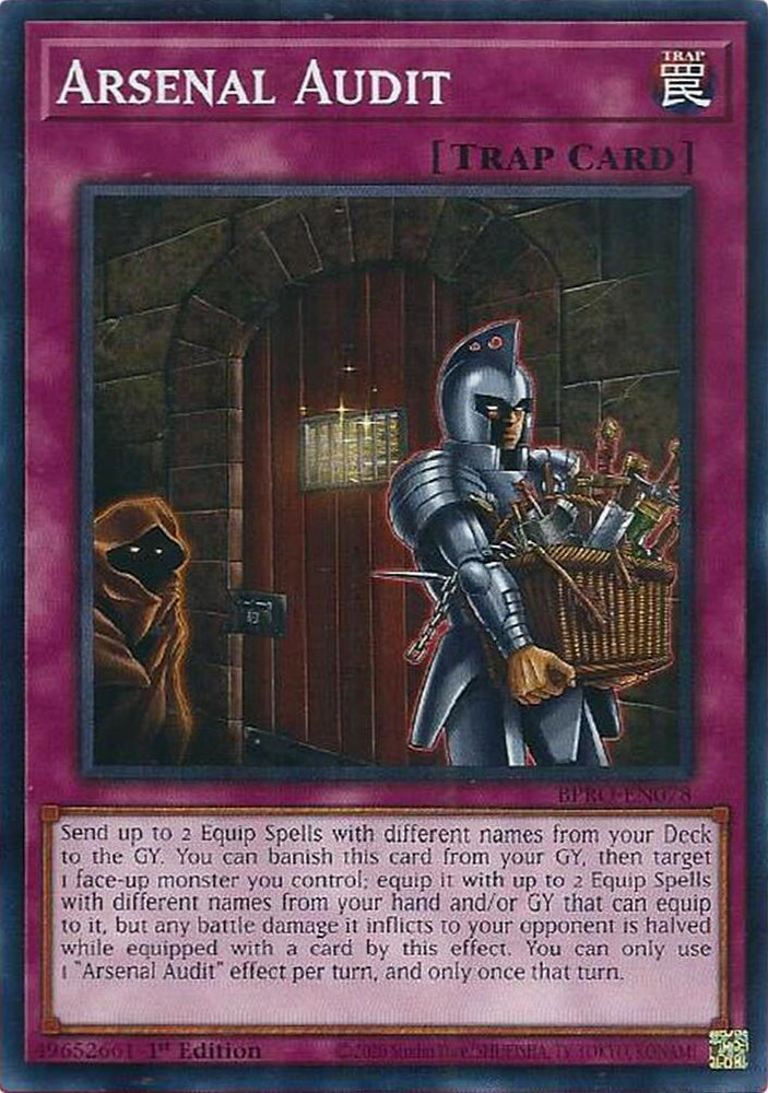 Arsenal Audit [BPRO-EN078] Common Yu-Gi-Oh!