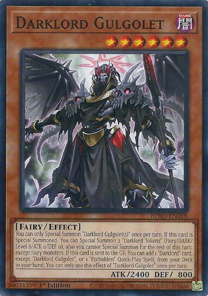 Darklord Gulgolet [BPRO-EN018] Common Yu-Gi-Oh!