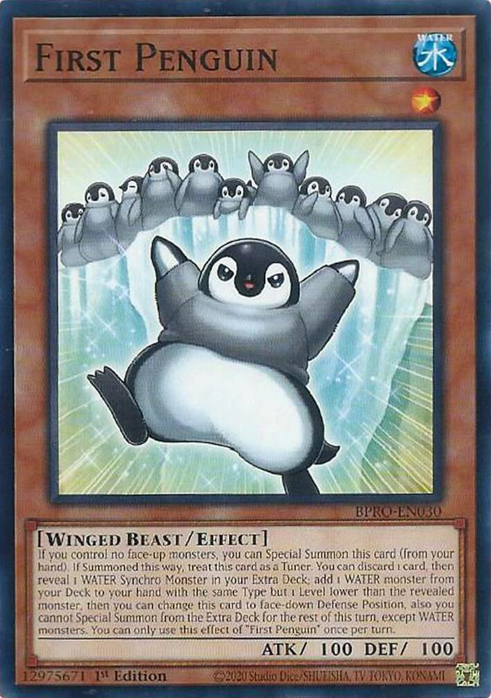 First Penguin [BPRO-EN030] Common Yu-Gi-Oh!