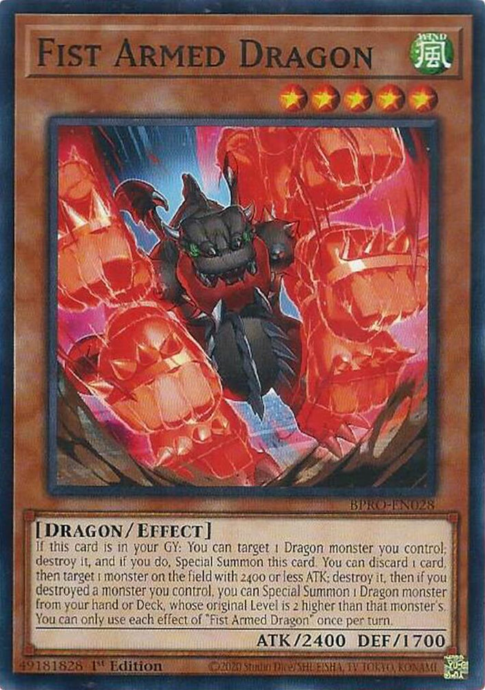 Fist Armed Dragon [BPRO-EN028] Common Yu-Gi-Oh!