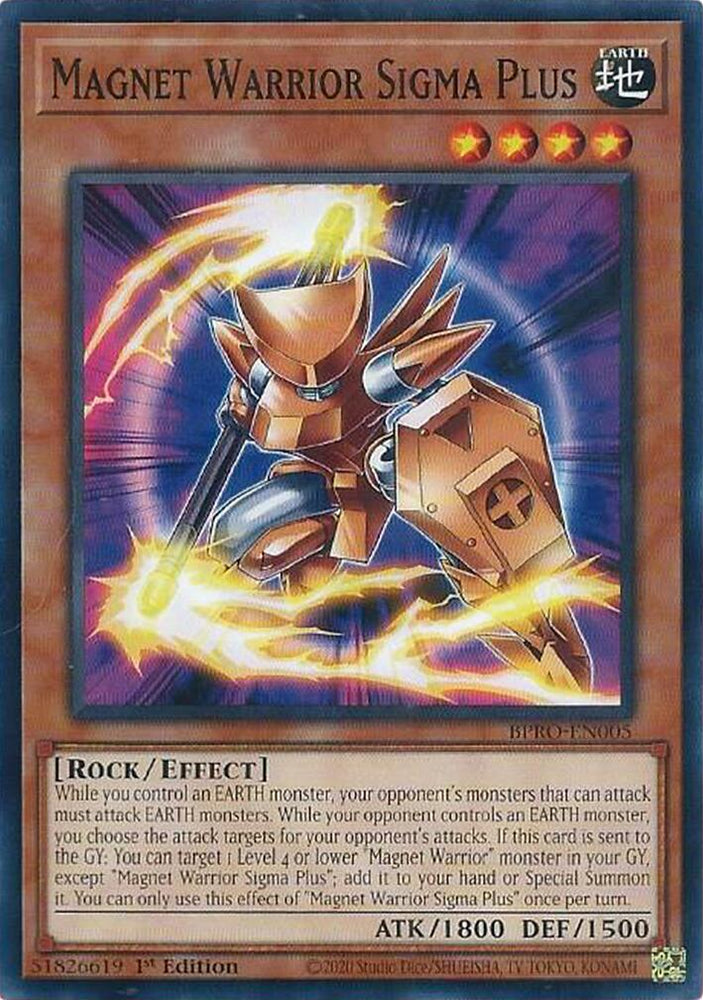 Magnet Warrior Sigma Plus [BPRO-EN005] Common Yu-Gi-Oh!