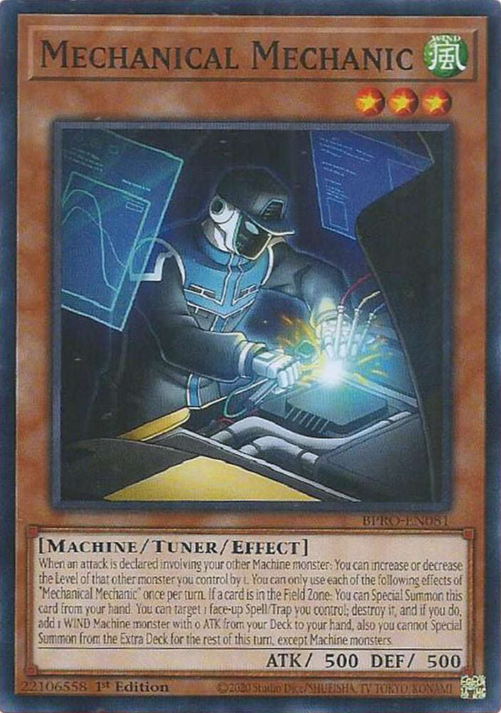 Mechanical Mechanic [BPRO-EN081] Common Yu-Gi-Oh!