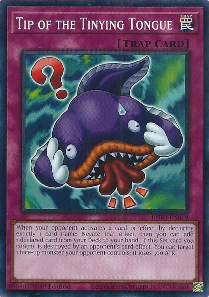 Tip of the Tinying Tongue [BPRO-EN079] Common Yu-Gi-Oh!