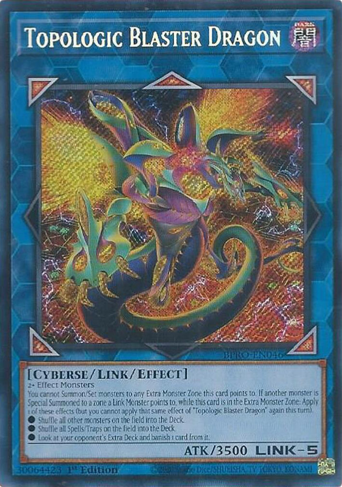 Topologic Blaster Dragon [BPRO-EN046] Secret Rare Yu-Gi-Oh!
