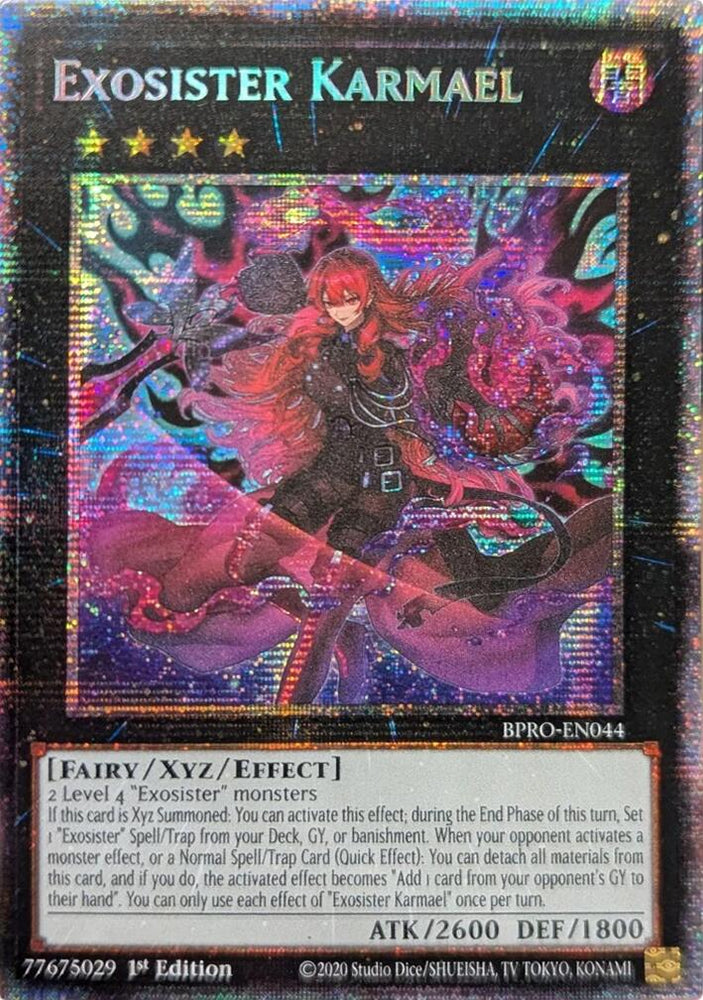 Exosister Karmael (Starlight Rare) [BPRO-EN044] Starlight Rare Yu-Gi-Oh!