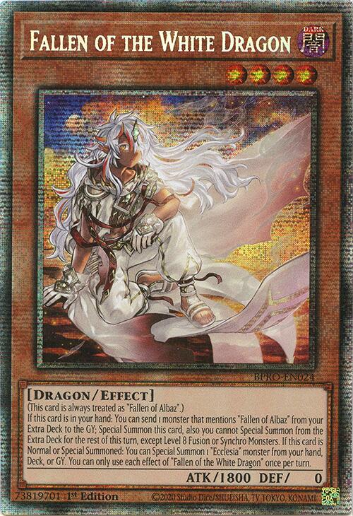 Fallen of the White Dragon (Starlight Rare) [BPRO-EN024] Starlight Rare Yu-Gi-Oh!
