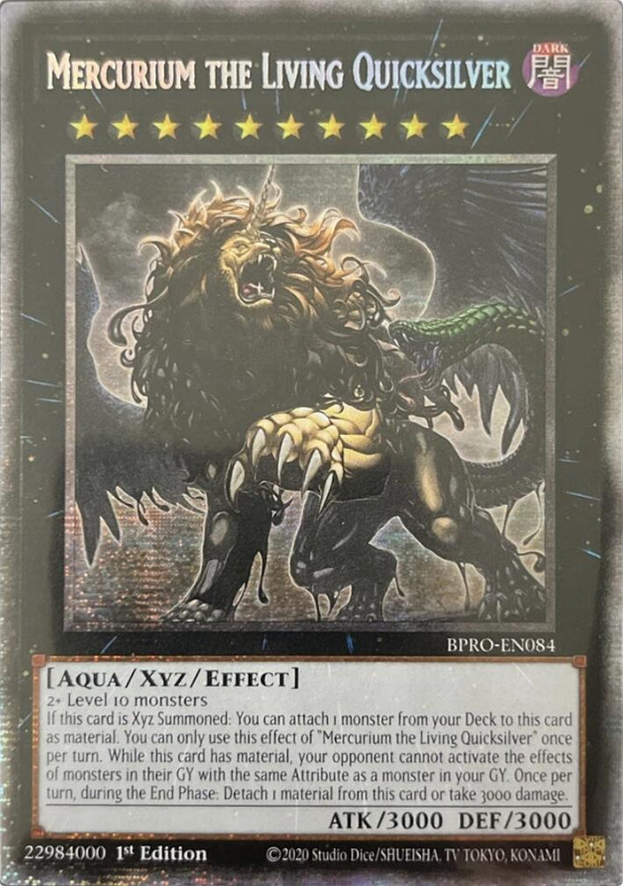 Mercurium the Living Quicksilver (Starlight Rare) [BPRO-EN084] Starlight Rare Yu-Gi-Oh!