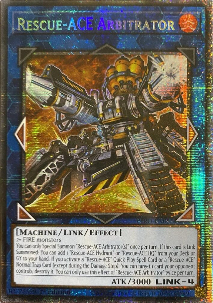 Rescue-ACE Arbitrator (Starlight Rare) [BPRO-EN051] Starlight Rare Yu-Gi-Oh!
