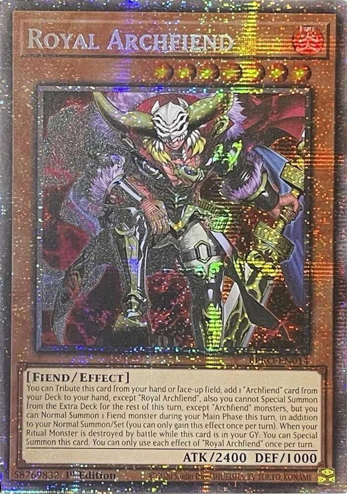 Royal Archfiend (Starlight Rare) [BPRO-EN014] Starlight Rare Yu-Gi-Oh!