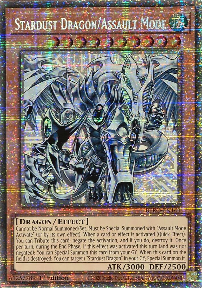 Stardust Dragon/Assault Mode [BPRO-EN101] Starlight Rare Yu-Gi-Oh!