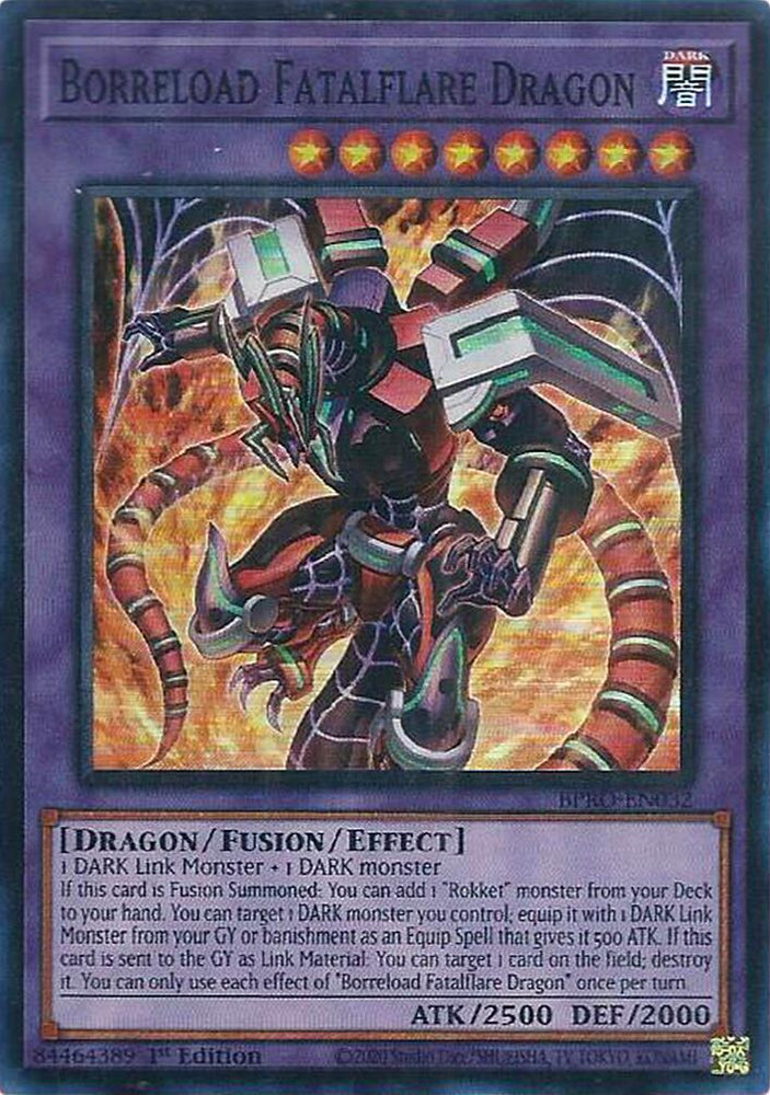Borreload Fatalflare Dragon [BPRO-EN032] Super Rare Yu-Gi-Oh!