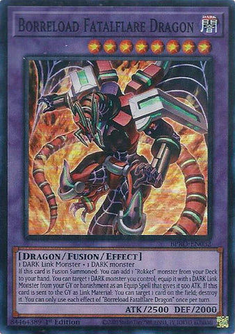 Borreload Fatalflare Dragon [BPRO-EN032] Super Rare Yu-Gi-Oh!