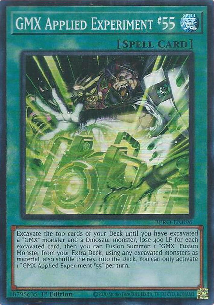 GMX Applied Experiment #55 [BPRO-EN096] Super Rare Yu-Gi-Oh!