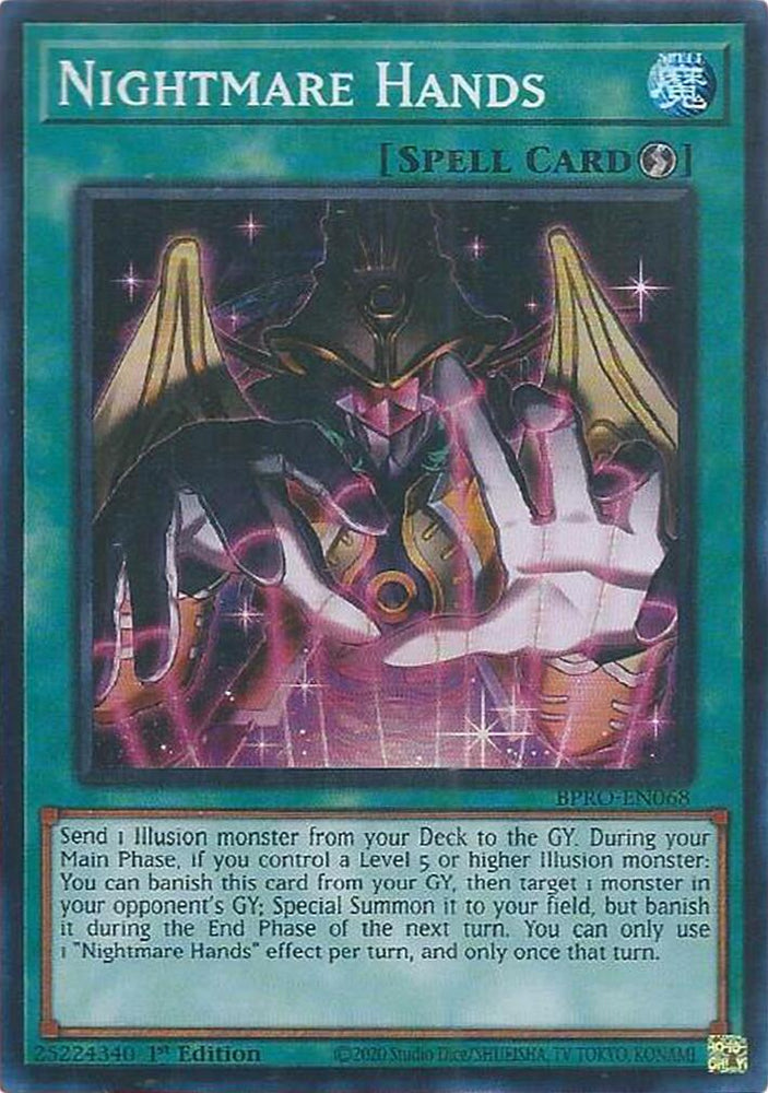 Nightmare Hands [BPRO-EN068] Super Rare Yu-Gi-Oh!