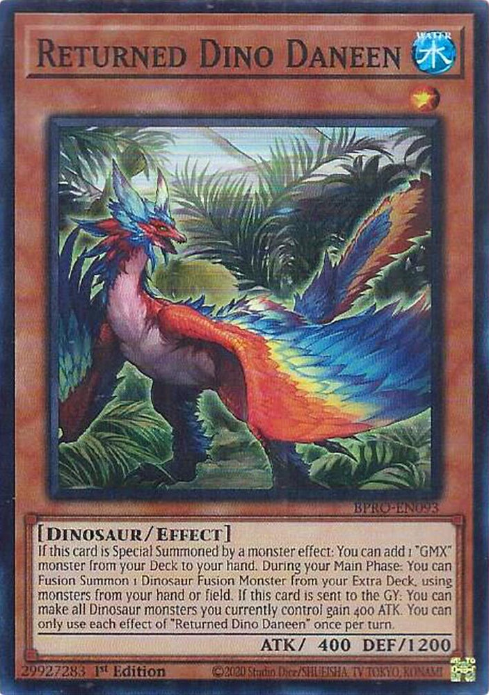 Returned Dino Daneen [BPRO-EN093] Super Rare Yu-Gi-Oh!