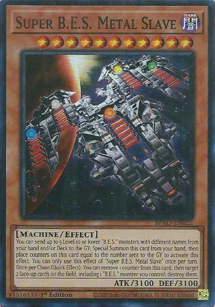 Super B.E.S. Metal Slave [BPRO-EN022] Super Rare Yu-Gi-Oh!