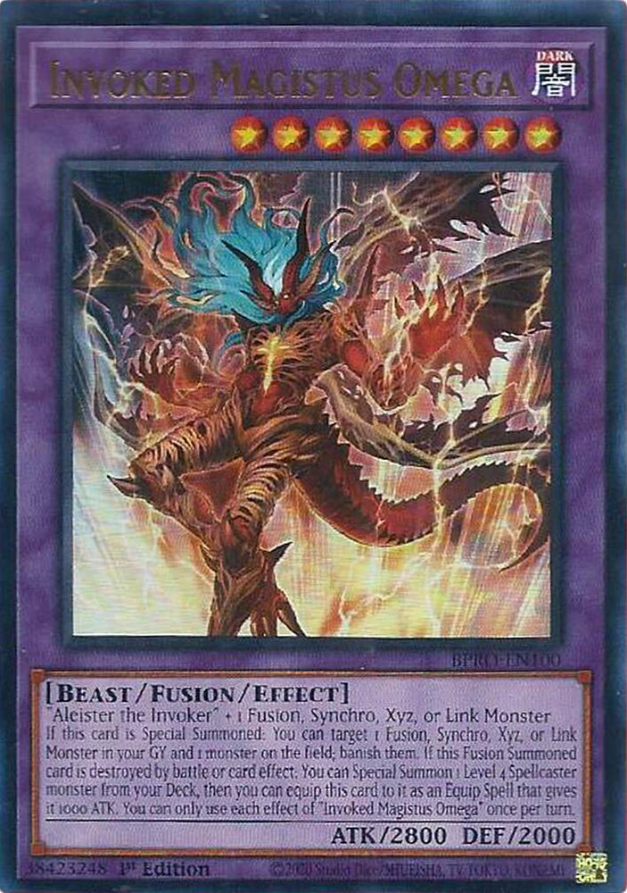 Invoked Magistus Omega [BPRO-EN100] Ultra Rare Yu-Gi-Oh!