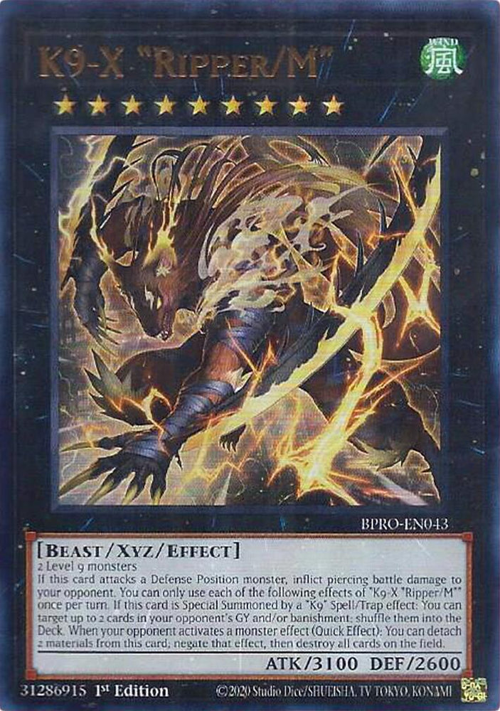 K9-X "Ripper/M" [BPRO-EN043] Ultra Rare Yu-Gi-Oh!