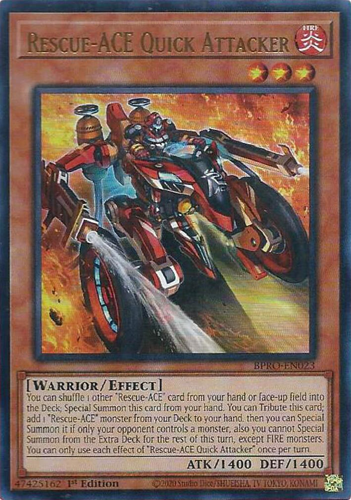 Rescue-ACE Quick Attacker [BPRO-EN023] Ultra Rare Yu-Gi-Oh!