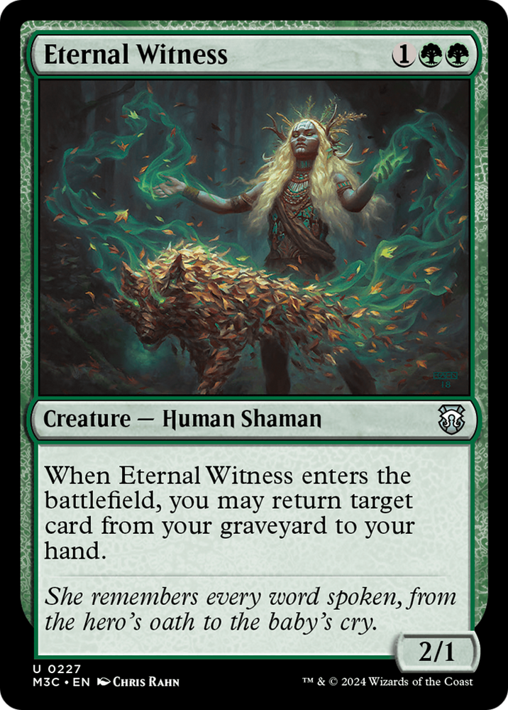 Eternal Witness [Modern Horizons 3 Commander] Magic: The Gathering