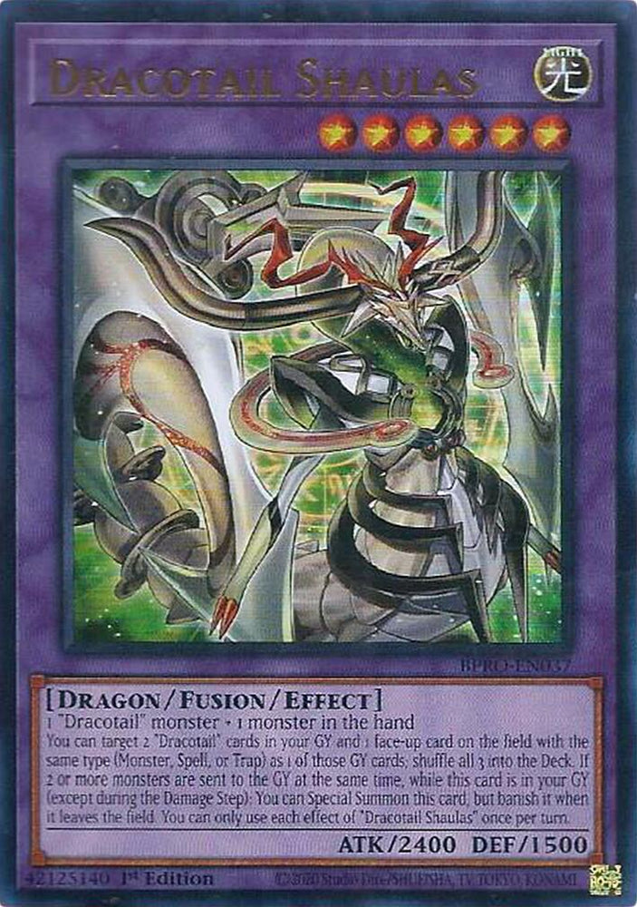 Dracotail Shaulas [BPRO-EN037] Ultra Rare Yu-Gi-Oh!