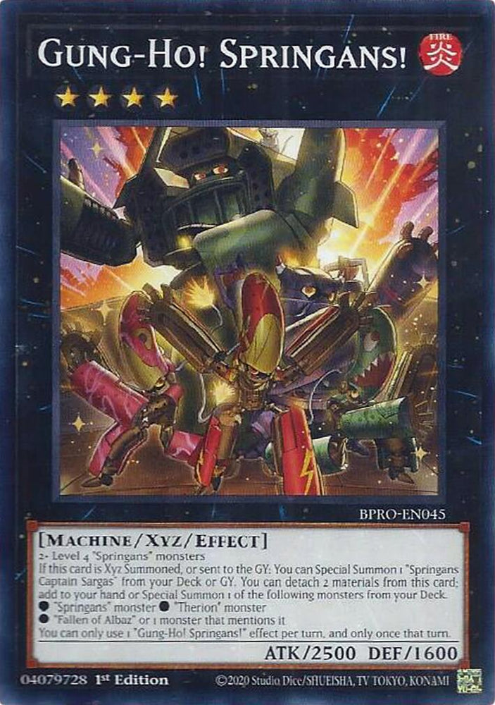 Gung-Ho! Springans! [BPRO-EN045] Common Yu-Gi-Oh!
