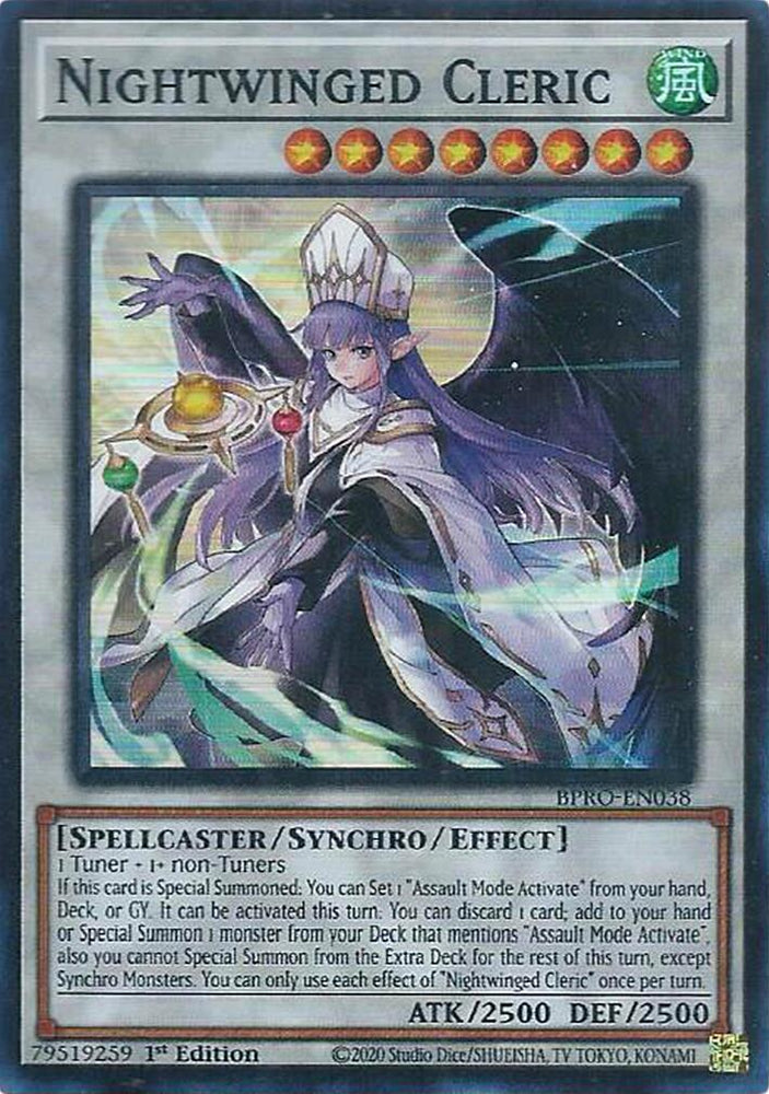 Nightwinged Cleric [BPRO-EN038] Common Yu-Gi-Oh!