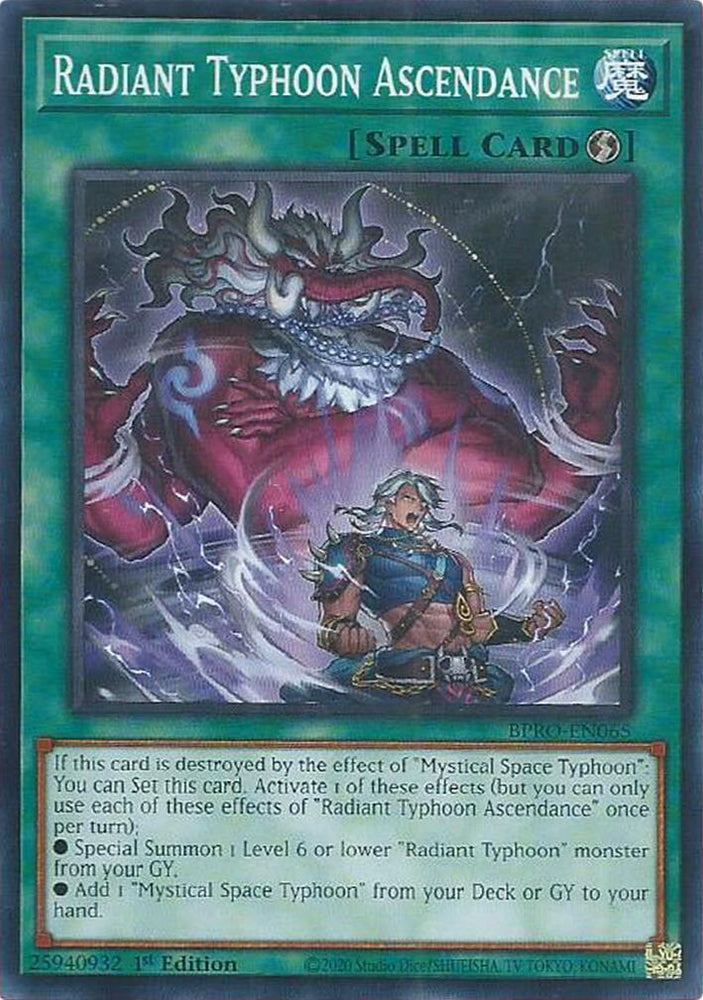 Radiant Typhoon Ascendance [BPRO-EN065] Common Yu-Gi-Oh!