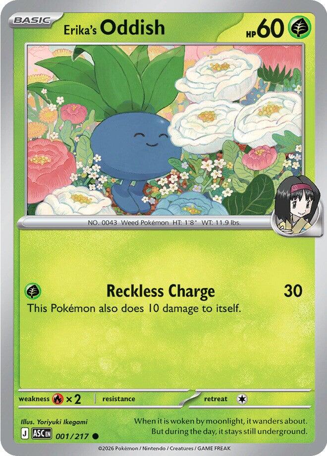 Erika's Oddish (001/217) [Mega Evolution: Ascended Heroes] Pokémon