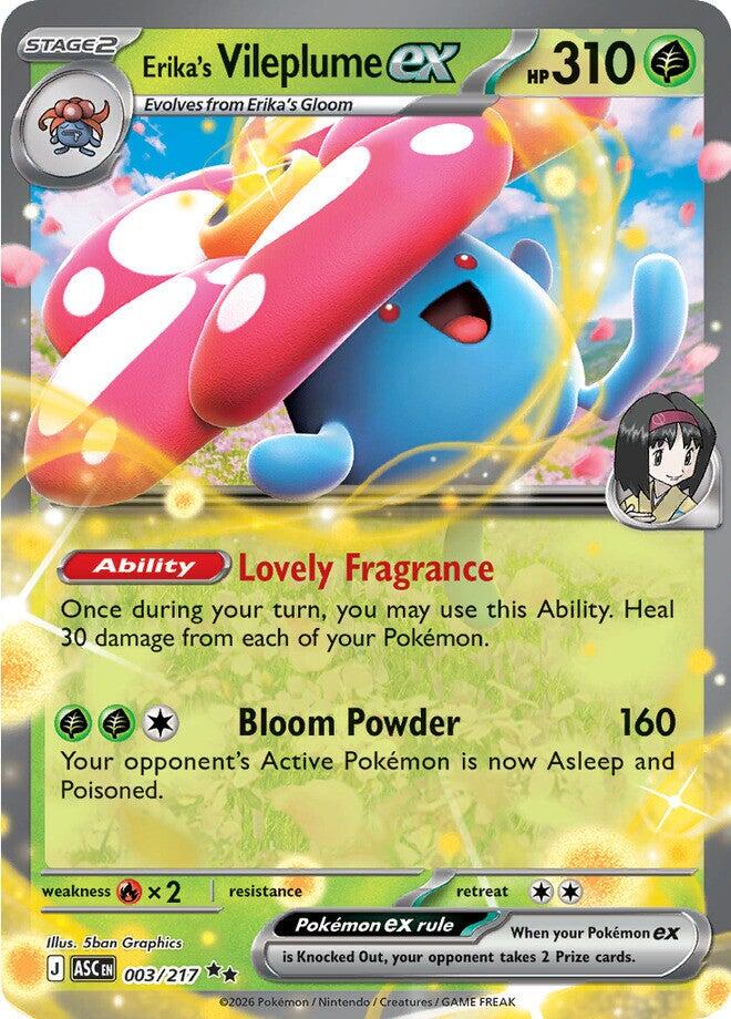 Erika's Vileplume ex (003/217) [Mega Evolution: Ascended Heroes] Pokémon