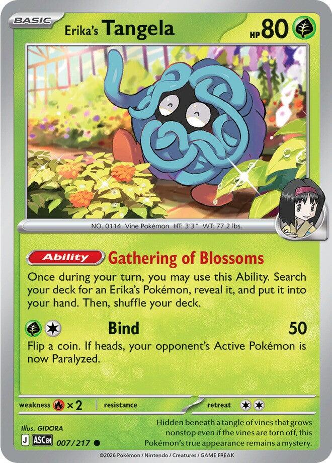 Erika's Tangela (007/217) [Mega Evolution: Ascended Heroes] Pokémon