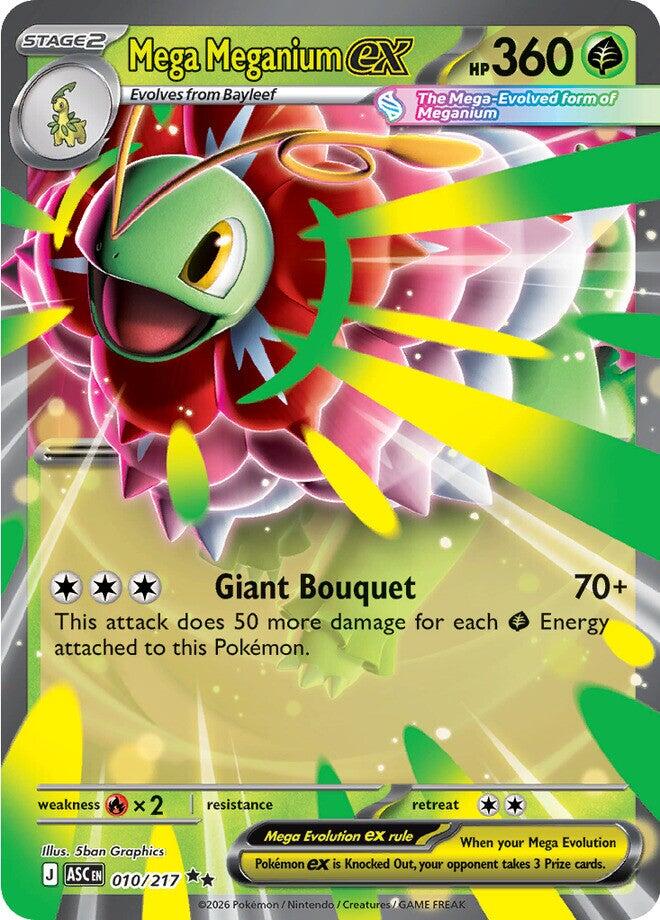 Mega Meganium ex (010/217) [Mega Evolution: Ascended Heroes] Pokémon