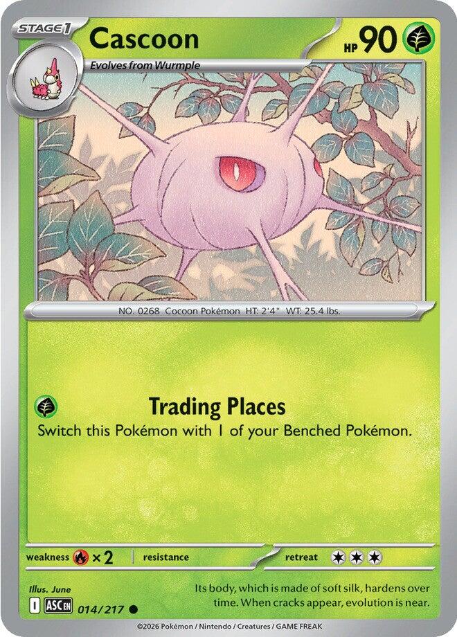 Cascoon (014/217) [Mega Evolution: Ascended Heroes] Pokémon