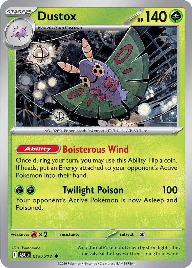 Dustox (015/217) [Mega Evolution: Ascended Heroes] Pokémon