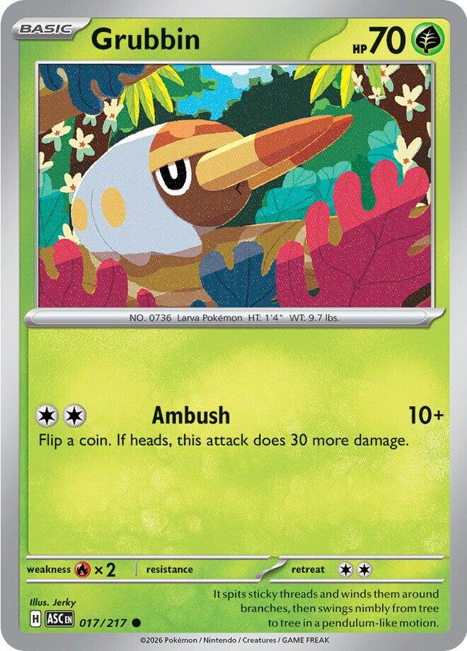Grubbin (017/217) [Mega Evolution: Ascended Heroes] Pokémon