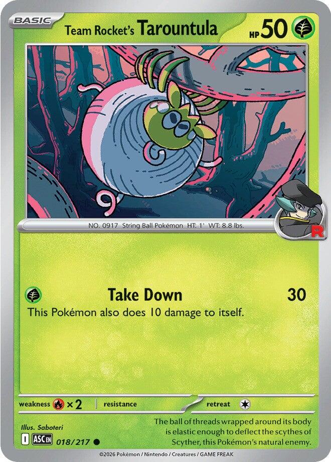 Team Rocket's Tarountula (018/217) [Mega Evolution: Ascended Heroes] Pokémon